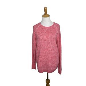 So Perfectly Soft Perfectly You Perfect Pullover Bright Pink Sweater Womens XL